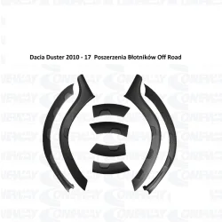Dacia Duster 10-17 Poszerzenia błotników Off road